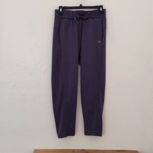 Skora Gray Quick Dry Elastic Drawstring Waist Yoga Pant Size S